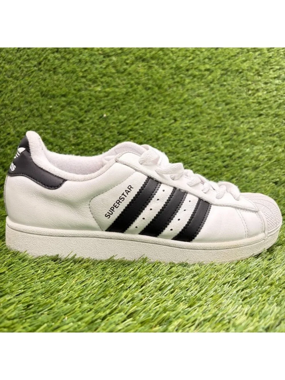 Adidas Superstar II Mens Size 8 White Black Athletic Lifestyle Shoes Sneakers